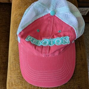 Peloton Pink and White Cap